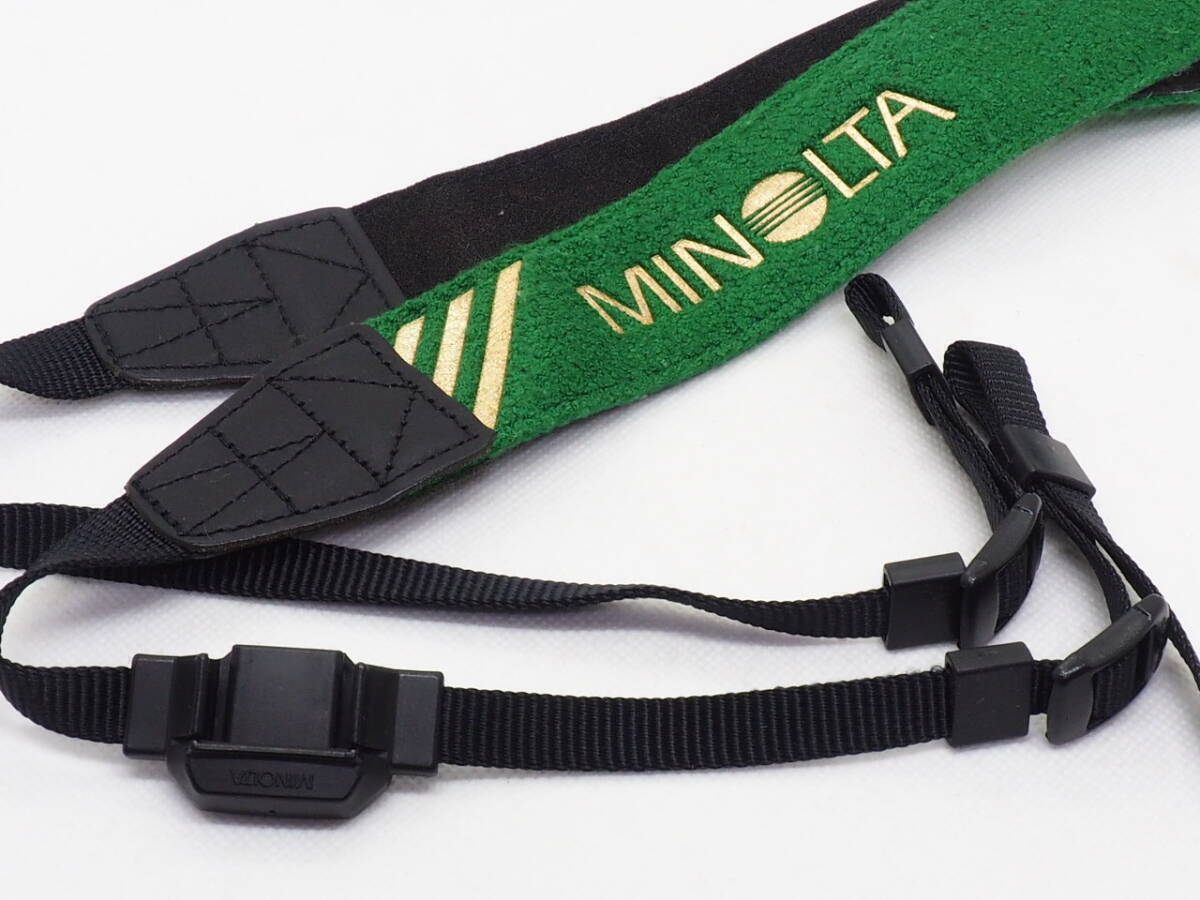  Minolta α selection strap green ( green )x Gold ( gold ) character 