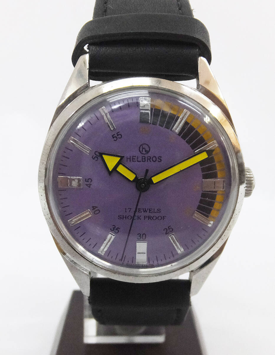 1円★4本セット【HENRI SANDOZ HELBROS FORTIS BENRUS】サンドス ヘルブロス フォルティス ベンラス 手巻き ヘルブロスのみ不動！時計★の画像5