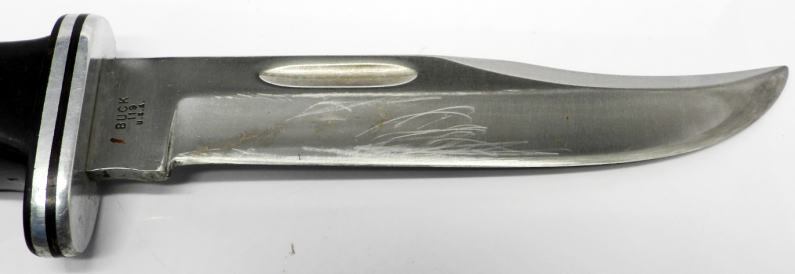 BUCK バック ナイフ 119 USA 本革専用ケース付き ヴィンテージ 1970年代 中古 アウトドアナイフ ハンティングナイフ_画像6