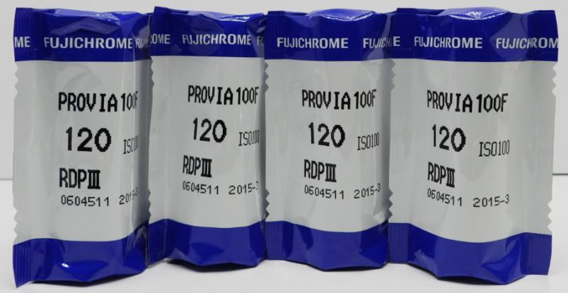 FUJIFILM 富士フィルム FUJICOLOR フジカラー Professional PROVIA 100F RDPⅢ 120 デーライトタイプ IOS 100 有効期限2015-3 4個セットの画像3