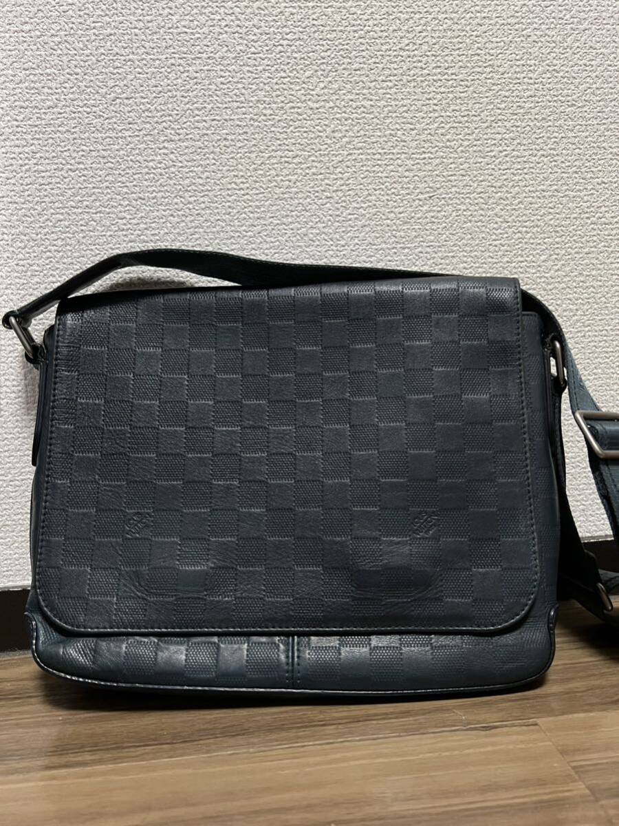  Louis Vuitton Damier Efini dist liktoMM Cosmos сумка на плечо мужской бизнес CA1155