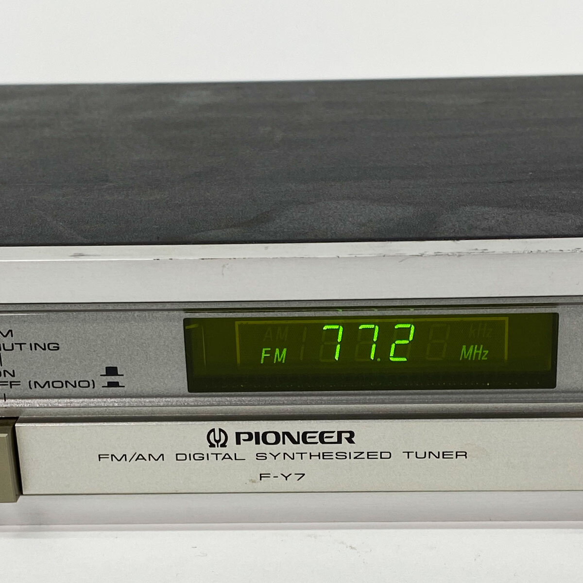 パイオニア PIONEER FM/AM デジタルチューナー FM/AM DIGITAL SYNTHESIZED TUNER F-Y7 通電確認済み 現状品 中古品 nn0101 084