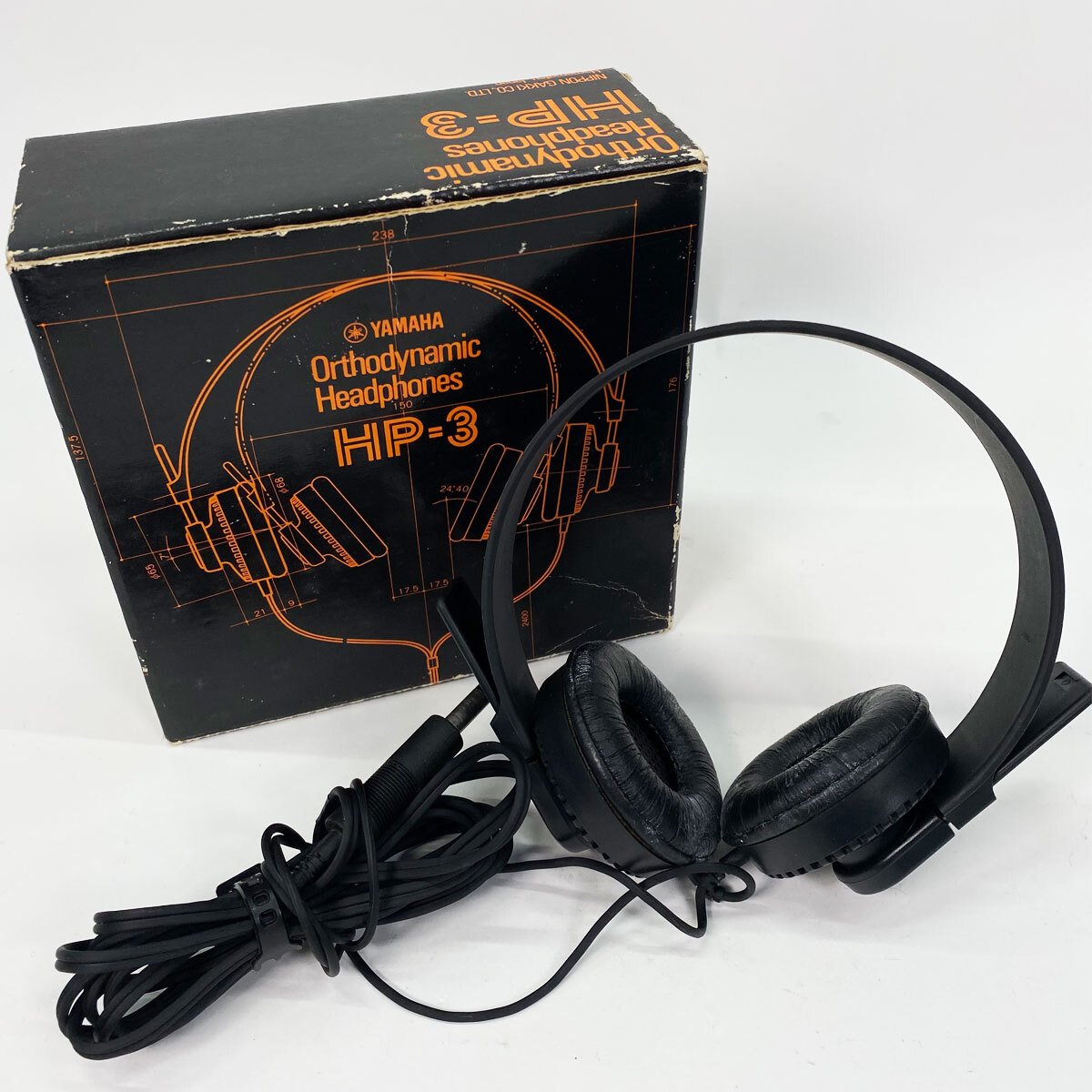 ヤマハ YAMAHA オルソダイナミック ヘッドフォン Orthodynamic Headphons HP-3 音響機器 オーディオ機器 現状品 中古品 nn0101 114の画像1