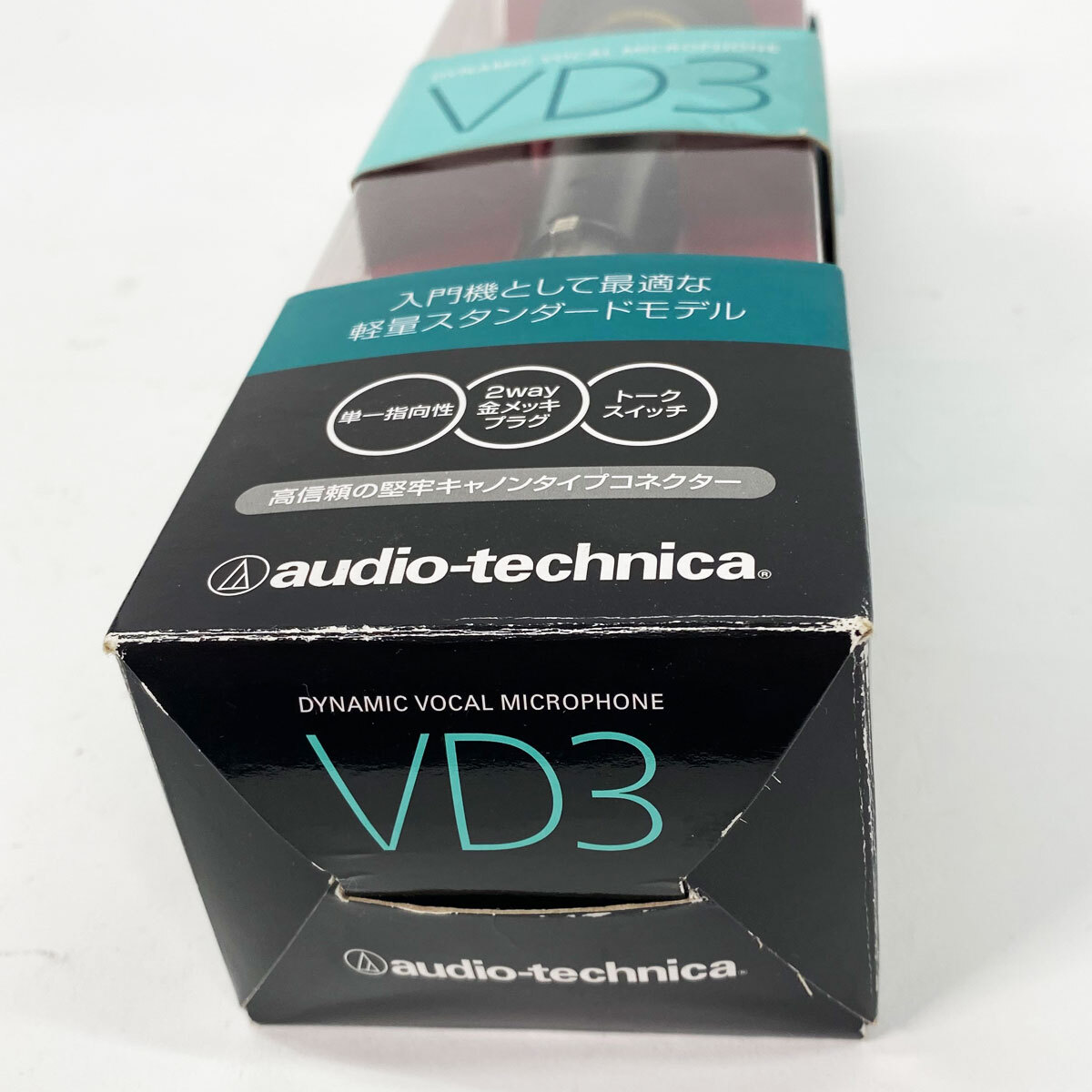 オーディオテクニカ audio−technica AT-VD3 ダイナミック型 ボーカルマイクロホン マイク 有線 音響 音楽 放送 現状品 中古品 nn0101 115