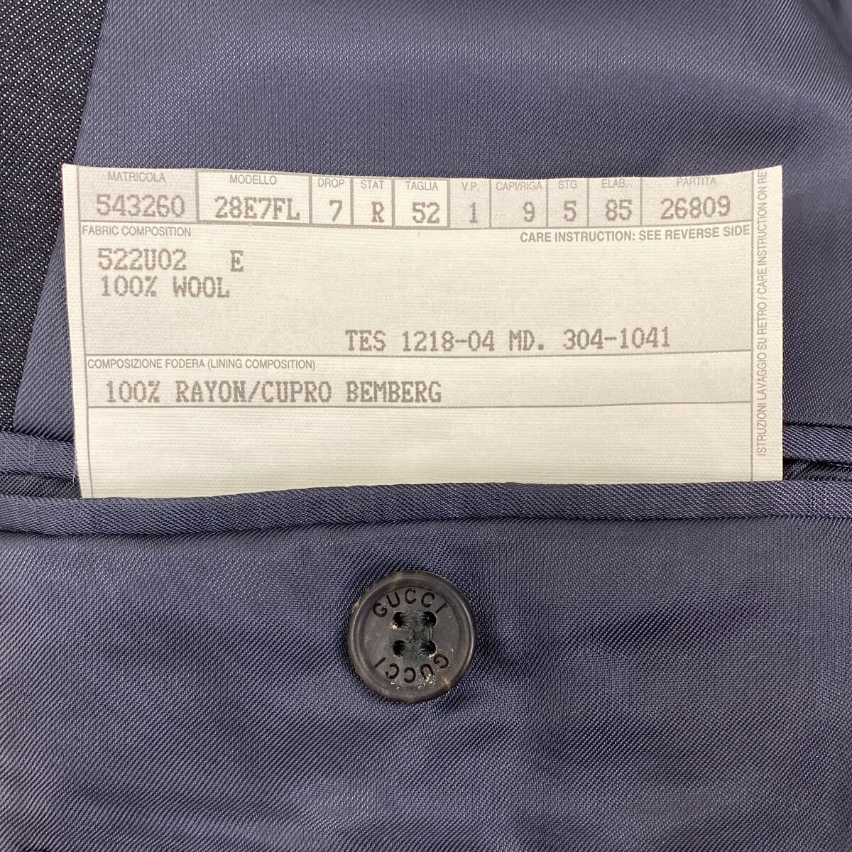 スーツ Gucci グッチ ジャケット HUGO BOSS ヒューゴボス スラックス セット 古着 リユース 現状品 中古品 nn0101 181