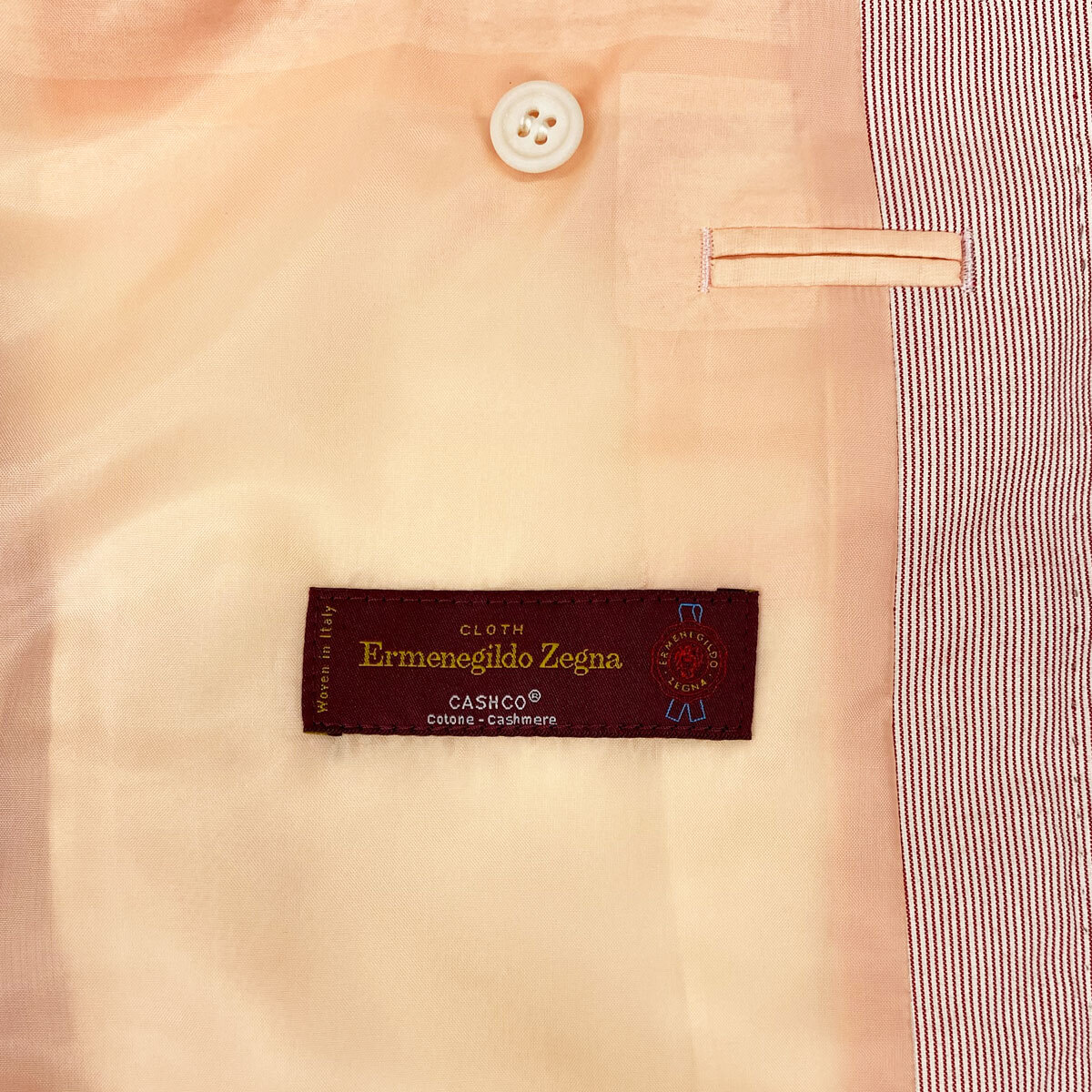 スーツ Ermenegildo Zegna エルメネジルド ゼニア 3つボタン ストライプ ジャケット スラックス 古着 現状品 中古品 nn0101 185