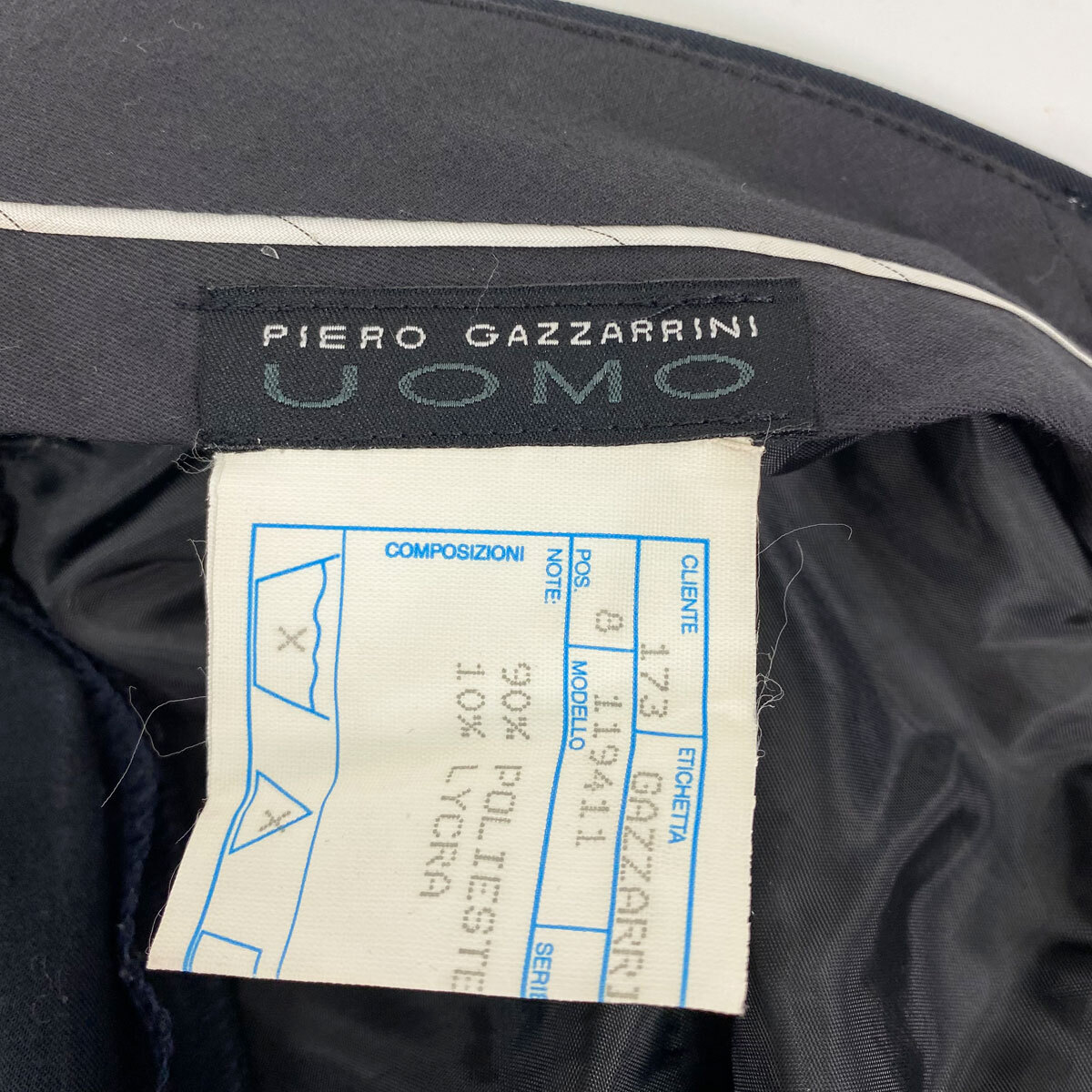 スーツ PIERO GAZZARRINI ガッザリーニ 3つボタン ストレッチ セットアップ ジャケット スラックス 古着 現状品 中古品 nn0101 189