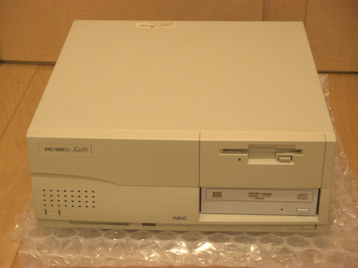 ■メンテナンス済■PC-9821 Xa10 + CPUアクセラレータ + RAM 30MB + CF(2GB) + DVD/CD + LAN + 電池新品交換_画像3