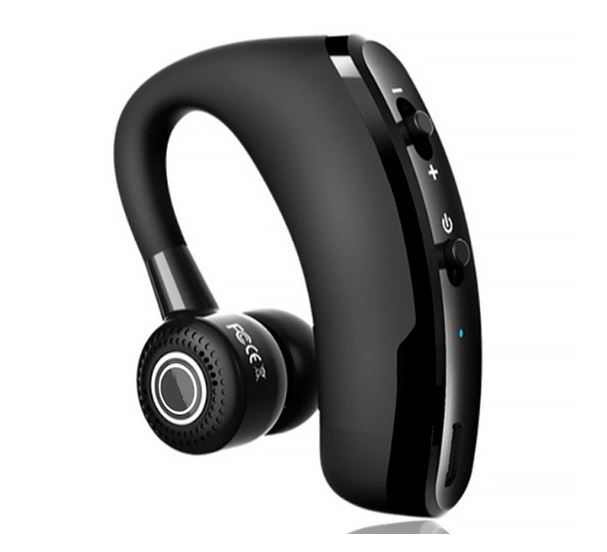 新品 送料無料 マイク付き V9 Bluetoothヘッドセット 片耳　左右兼用　イヤホン ハンズフリー 　　高品質 大容量 長時間_画像1