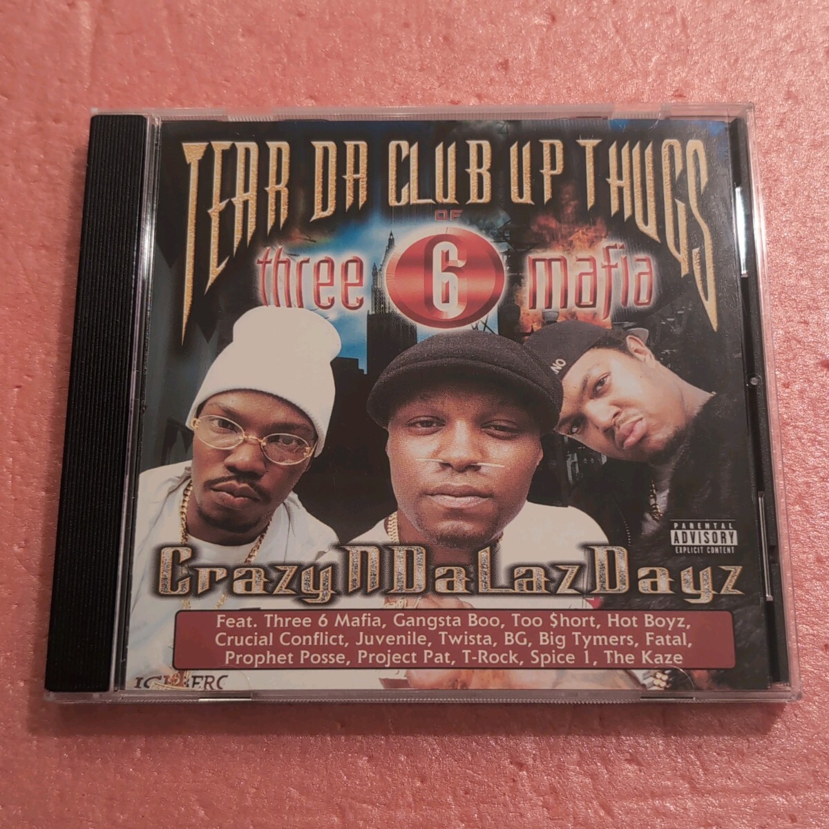 CD Tear Da Club Up Thugs Of Three 6 Mafia Crazyndalazdayz スリー6マフィア GANGSTA BOO TOO SHORT HOT BOYZ CRUCIAL CONFLICTの画像1