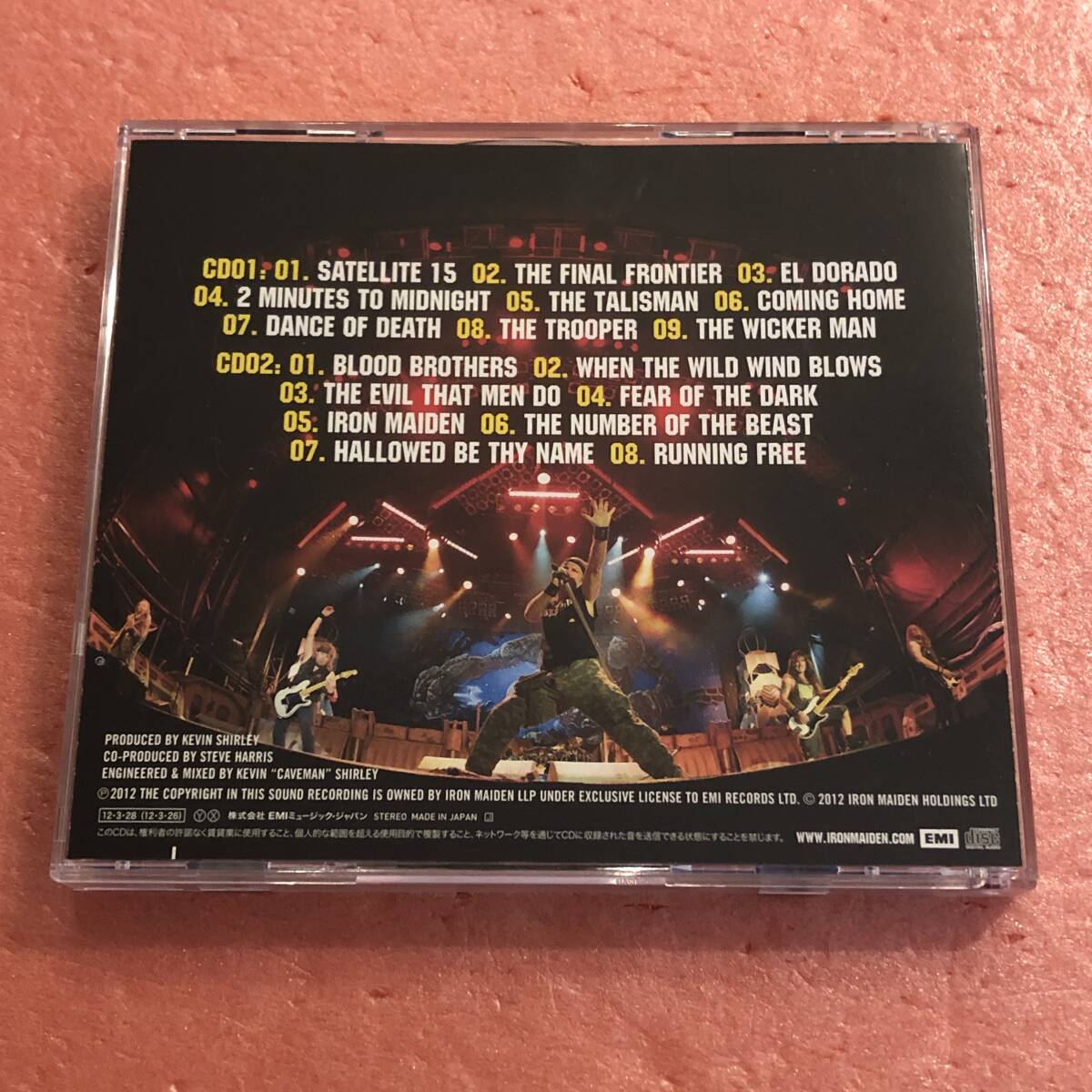 2CD 国内盤 帯付 アンアン メイデン エン ヴィーヴォ！ ファイナル フロンティア ライヴ Iron Maiden En Vivo ! _画像3