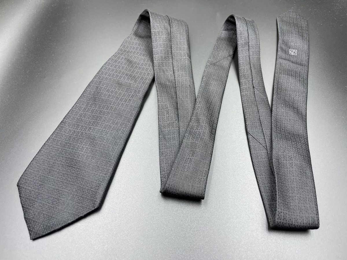 [ super-beauty goods ]GIORGIO ARMANI Armani check pattern necktie 3ps.@ and more free shipping navy 0403018