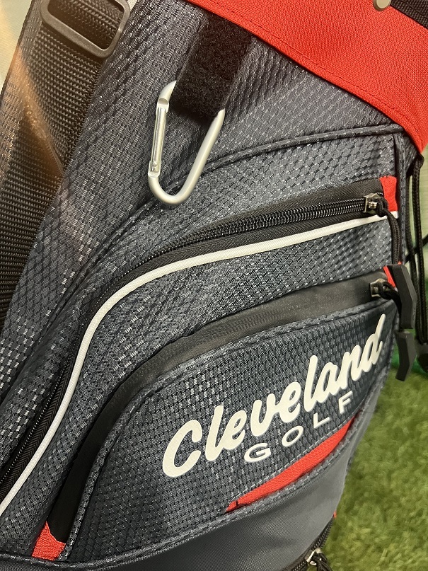 ★未使用品1円スタート★クリーブランド Cleveland 14分割 スタンド キャディバッグ ブラック/レッドの画像8