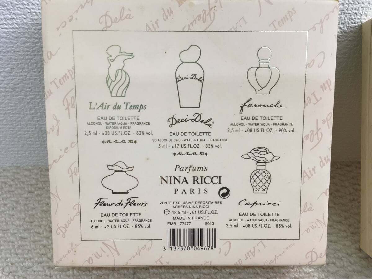 NINA RICCHI Nina Ricci Mini bottle perfume 5 point set o-doto crack 