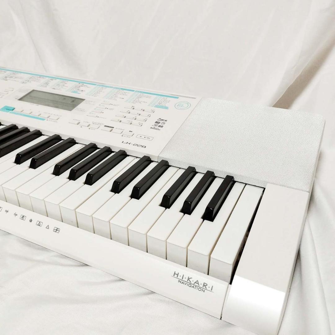 カシオ CASIO LK-228 電子キーボード ピアノ　練習　子供　光るキーボード_画像4