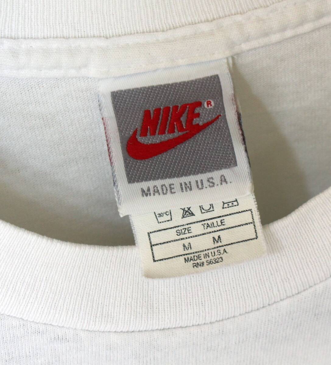 90s 銀タグ★アガシ AGASSI ナイキ ビンテージ　NIKE VINTAGE challenge court チャレンジコート_M表記　銀タグ　made in USA