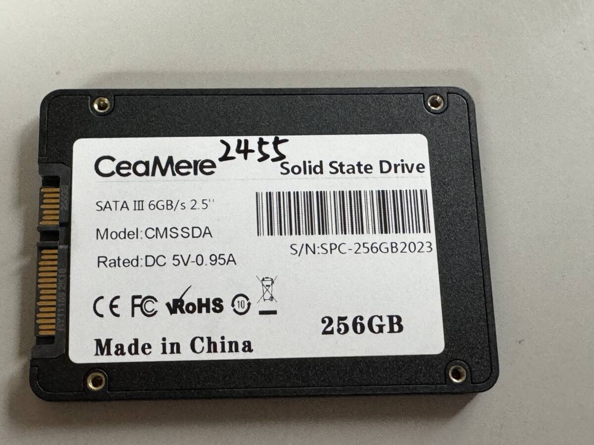 CeaMere SSD 256GB 【動作確認済み】2455　_画像1