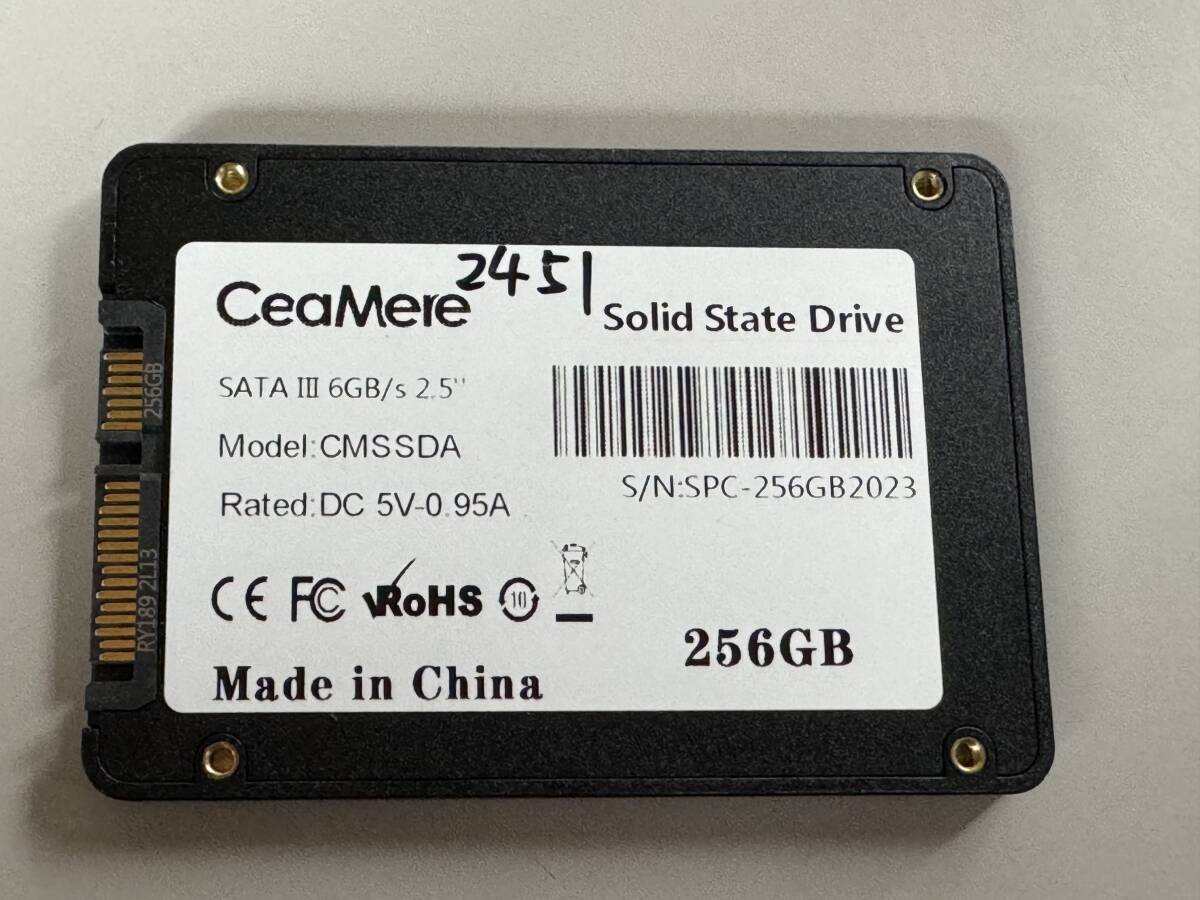 CeaMere SSD 256GB 【動作確認済み】2451_画像1