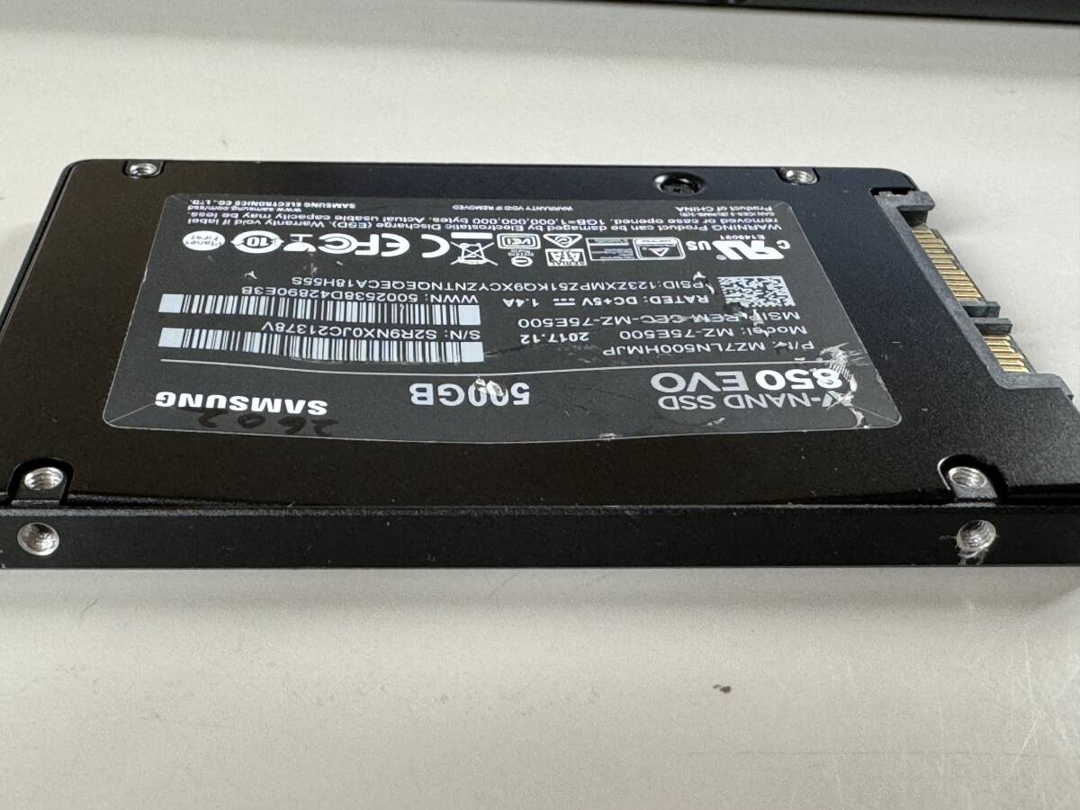 SAMSUNG SSD 500GB[ operation verification ending ]2602