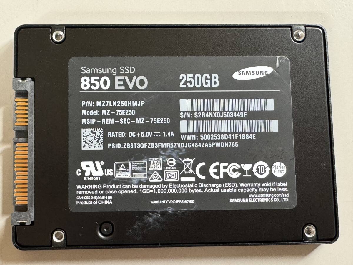 SAMSUNG[ рабочее состояние подтверждено ]SSD 250GB 3029