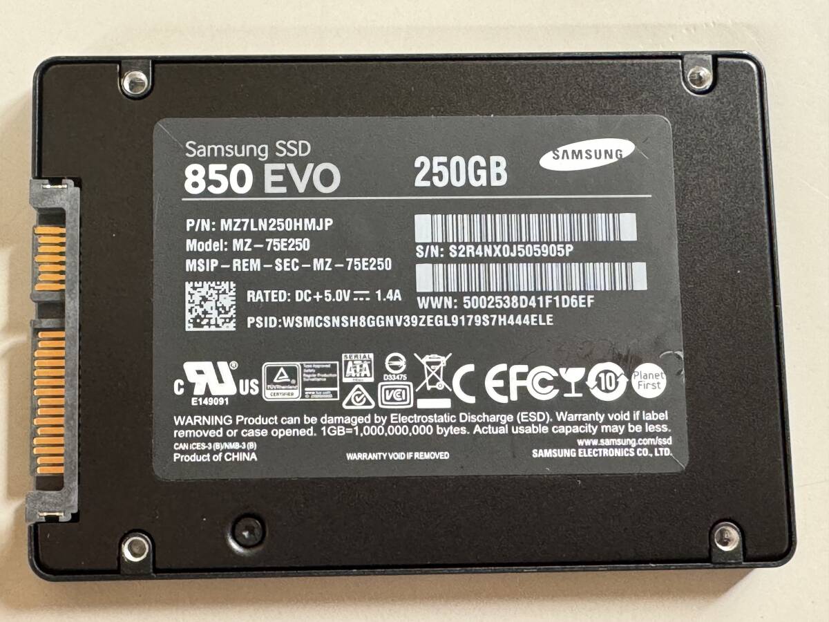 SAMSUNG[ рабочее состояние подтверждено ]SSD 250GB 3025