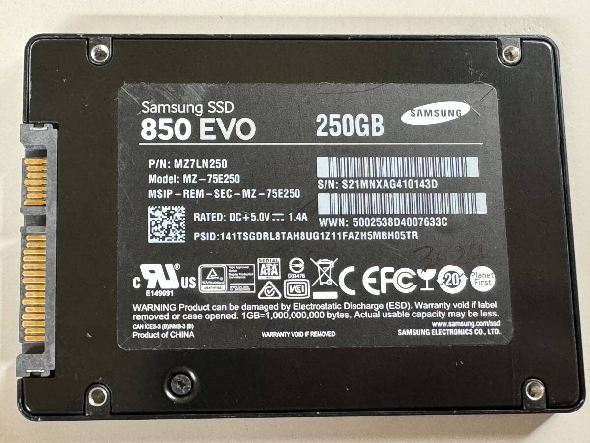SAMSUNG[ рабочее состояние подтверждено ]SSD 250GB 3024