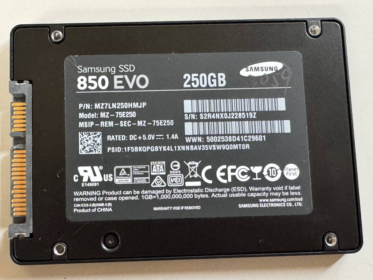 SAMSUNG[ рабочее состояние подтверждено ]SSD 250GB 3059