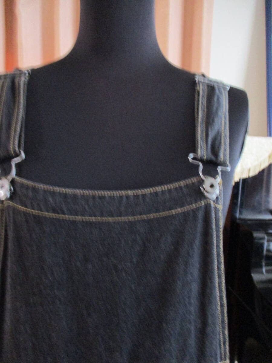 ブルーベル  オーバーオールスカート 薄手ソフトジーンズの画像2