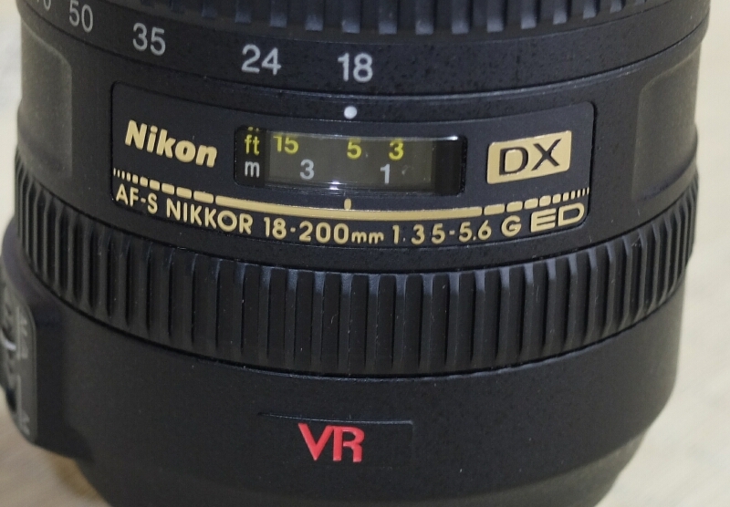 Nikon ニコン AF-S DX NIKKOR 18-200mm F3.5-5.6 G ED VR(レンズカバー付)_画像3