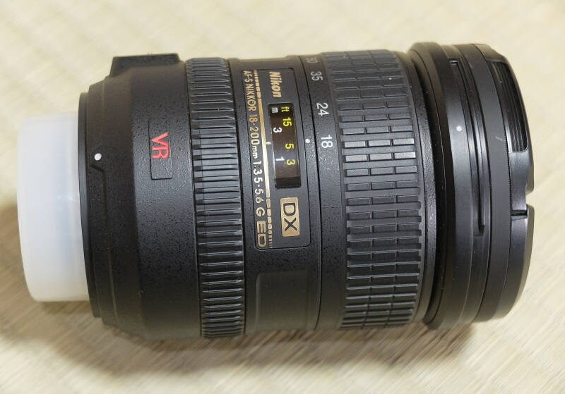 Nikon ニコン AF-S DX NIKKOR 18-200mm F3.5-5.6 G ED VR(レンズカバー付)_画像2