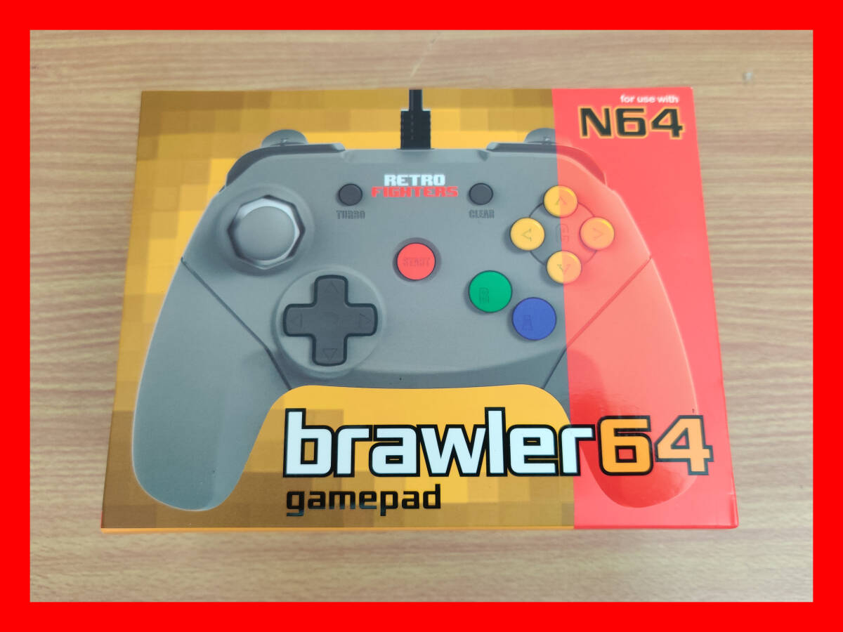 Nintendo 64 Brawler ブローラー64 レトロ N64 コントローラー ニンテンドー GC NO HORI ミニ パッド 任天堂 ニンテンドウ64 ロクヨンの画像1