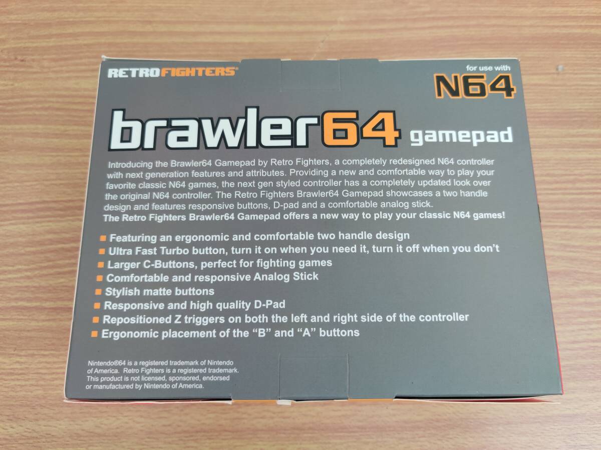 Nintendo 64 Brawler ブローラー64 レトロ N64 コントローラー ニンテンドー GC NO HORI ミニ パッド 任天堂 ニンテンドウ64 ロクヨンの画像2