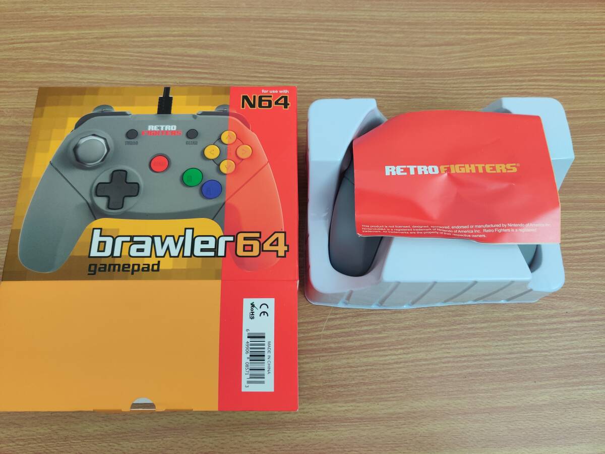 Nintendo 64 Brawler ブローラー64 レトロ N64 コントローラー ニンテンドー GC NO HORI ミニ パッド 任天堂 ニンテンドウ64 ロクヨンの画像6