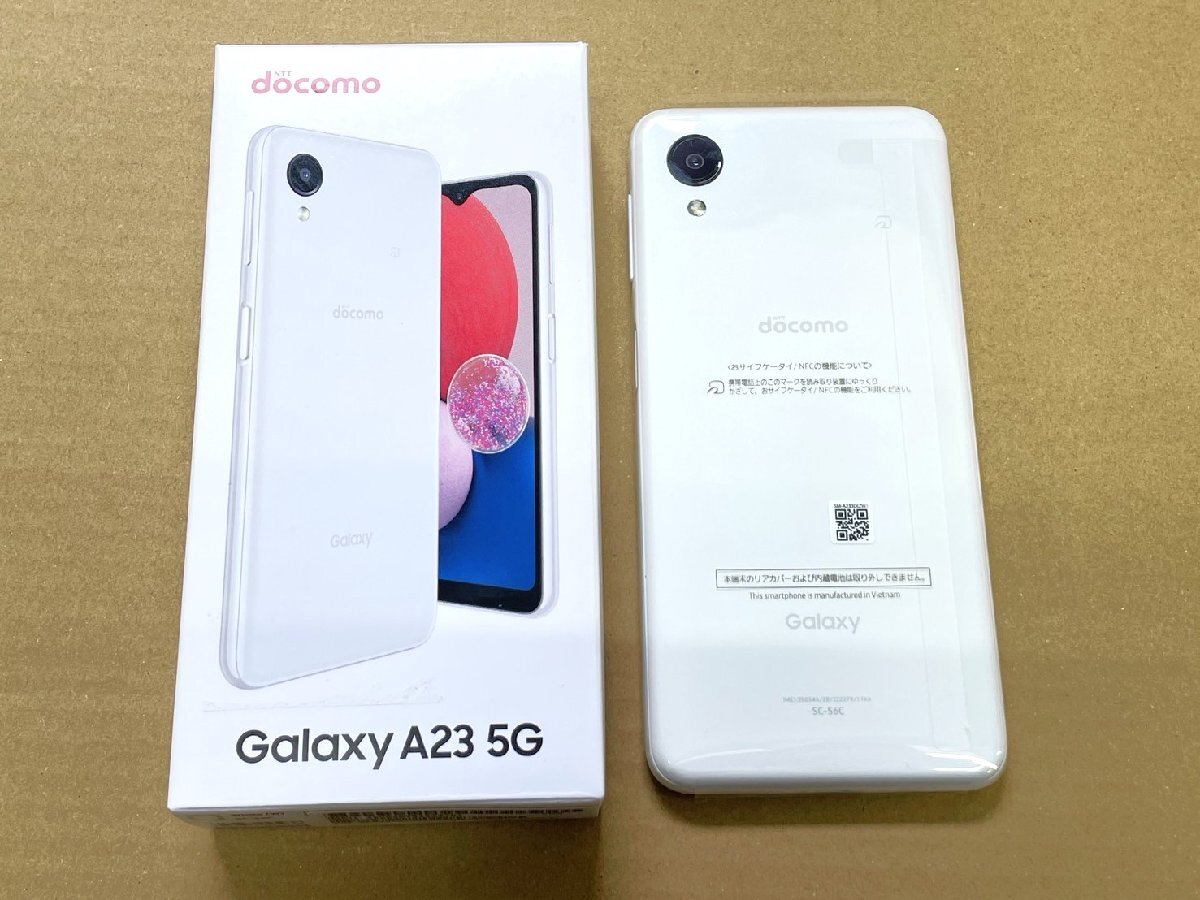 SZK406942相 ★未使用★ docomo スマートフォン Galaxy A23 5G 64GB SC-56C 直接お渡し歓迎_画像1