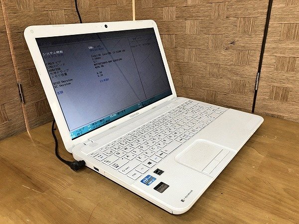 MMG36953相 東芝 ノートPC PT45235HSWW Core i3-3120M メモリ4GB HDDなし ジャンク 直接お渡し歓迎_画像1