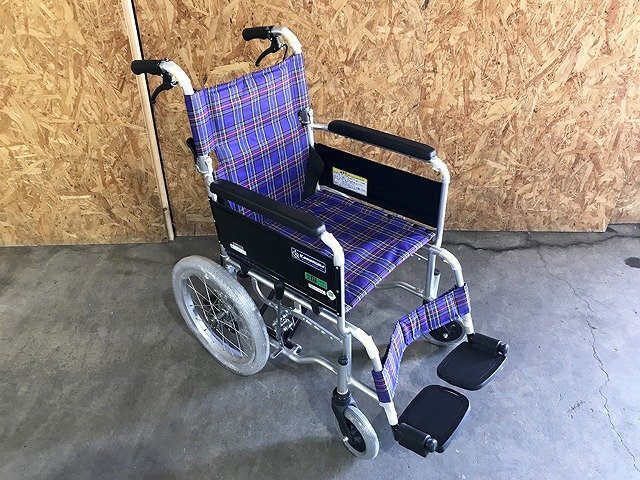 BYG32758大 カワムラサイクル 介護用車椅子 KAJ302SB 直接お渡し歓迎の画像4