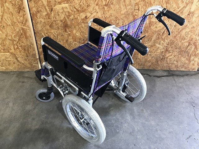 BYG32758大 カワムラサイクル 介護用車椅子 KAJ302SB 直接お渡し歓迎の画像5