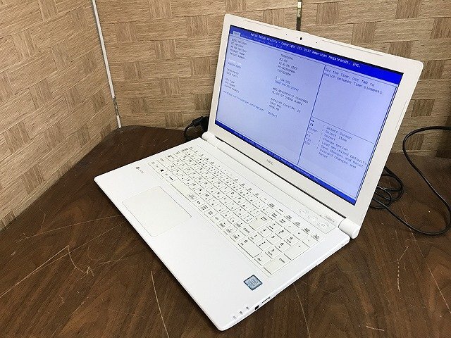 SQG42207相 NEC ノートPC PC-NS300HAW Core i3-7100U メモリ4GB HDD1TB ジャンク 直接お渡し歓迎_画像1