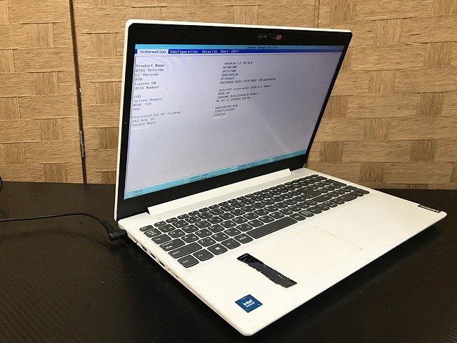 SMG42264相 Lenovo ノートPC IdeaPad L3 15ITL6 Celeron 6305 メモリ4GB HDDなし ジャンク 直接お渡し歓迎の画像1