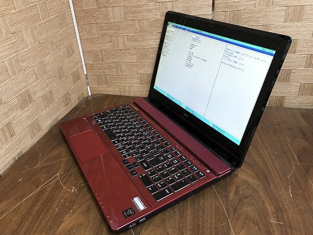 SQG42228相 NEC ノートPC PC-NS750BAR Core i7-5500U メモリ8GB HDD1TB ジャンク 直接お渡し歓迎の画像1