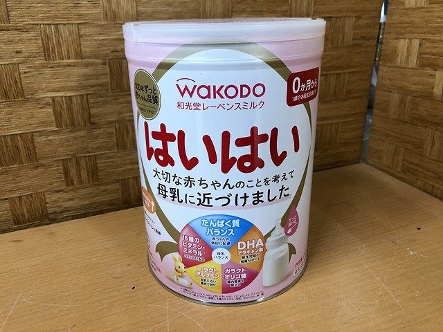 LAG43595相 ★未開栓★ WAKODO 粉ミルク はいはい 810g 10缶 賞味期限2025年1月 直接お渡し歓迎の画像7