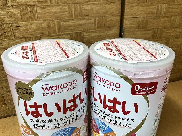 LAG43595相 ★未開栓★ WAKODO 粉ミルク はいはい 810g 10缶 賞味期限2025年1月 直接お渡し歓迎の画像6