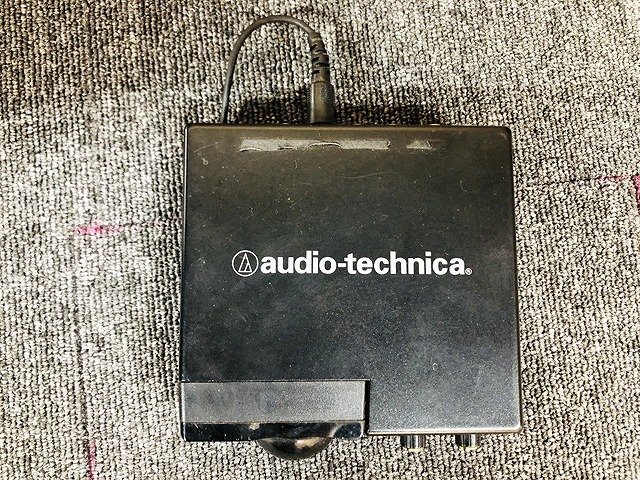 SWG34791大 audeio-technica ワイヤレスマイク AT-CLM7000TX 充電器 レシーバー 現状品 直接お渡し歓迎の画像8