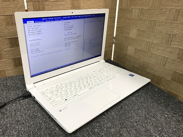 SDG44149相 NEC ノートPC PC-NS150HAW Celeron メモリ4GB HDD1TB 現状品 直接お渡し歓迎の画像1