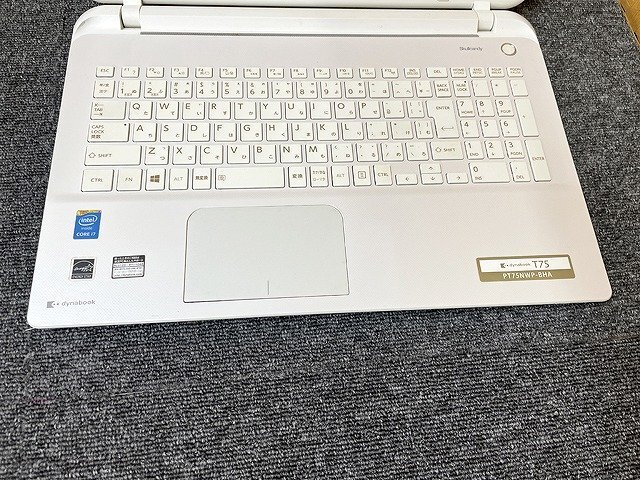 SMG44168相 東芝 ノートPC PT75NWO-BHA Core i7-4510U メモリ8GB HDD1TB 現状品 直接お渡し歓迎の画像4