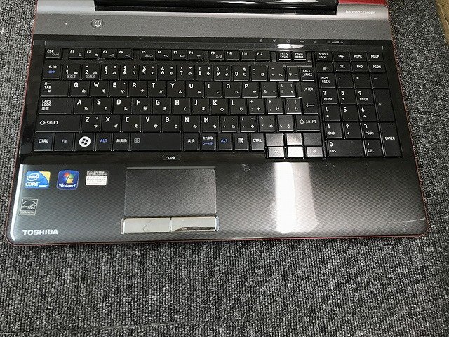 SDG44122相 東芝 ノートPC PT750T8ABFR Core i5-M 460 メモリ4GB HDD750GB ジャンク 直接お渡し歓迎の画像3