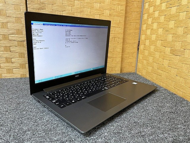 SMG44118相 NEC ノートPC PC-NS300KAB Core i3-7020U メモリ4GB HDD1TB 現状品 直接お渡し歓迎の画像1