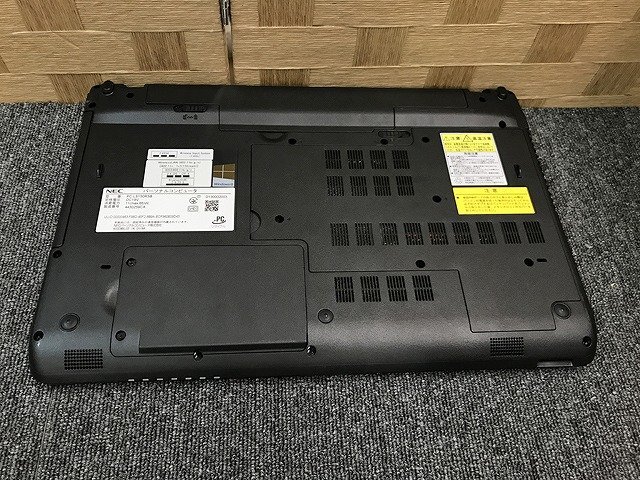 SDG44177相 NEC ノートPC PC-LS150RSB Celeron メモリ4GB HDD750GB ジャンク 直接お渡し歓迎の画像7