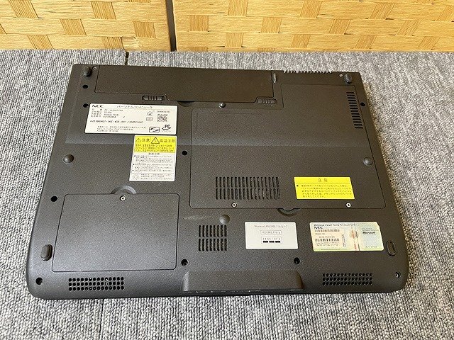 SMG31700相 NEC ノートPC PC-LL550TG6B HDDなし ジャンク 直接お渡し歓迎_画像7