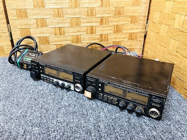 SFG40011小 YAESU ヤエス 無線機 トランシーバー FT-4700 2台セット 現状品 直接お渡し歓迎の画像1